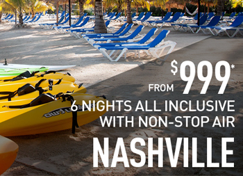 all inclusive deal from nashville